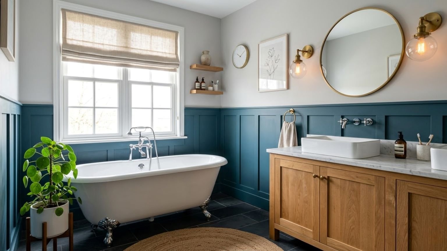 Color and Finish Ideas for Bathroom Paneling