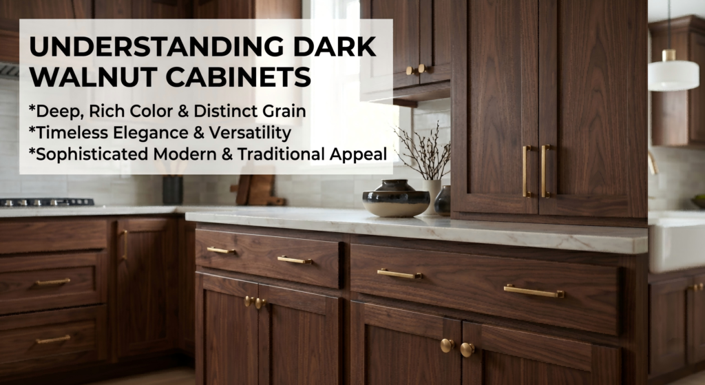 What Are Dark Walnut Cabinets