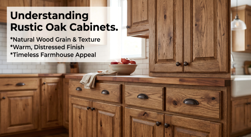 What Are Rustic Oak Cabinets